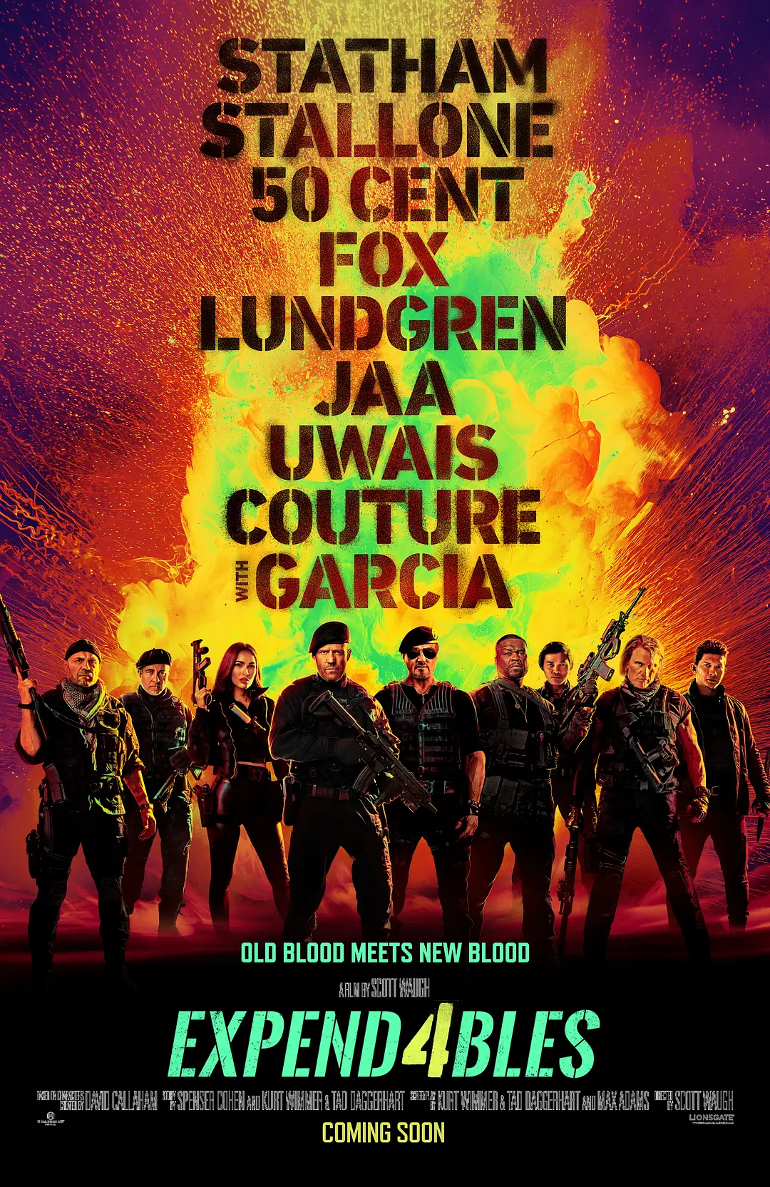 《the expendables 4》（敢死队4：最终章）4k remux 蓝光原盘 外挂字幕